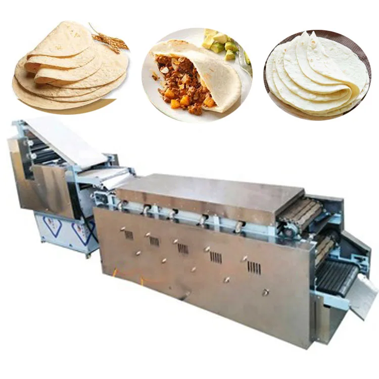 Fully automatic arabic chapati pita roti lavash bread machine making production line