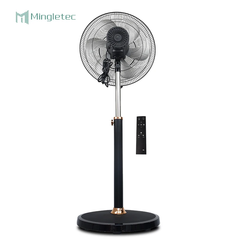 18 inch brushless dc Round Base standing fan with screen control