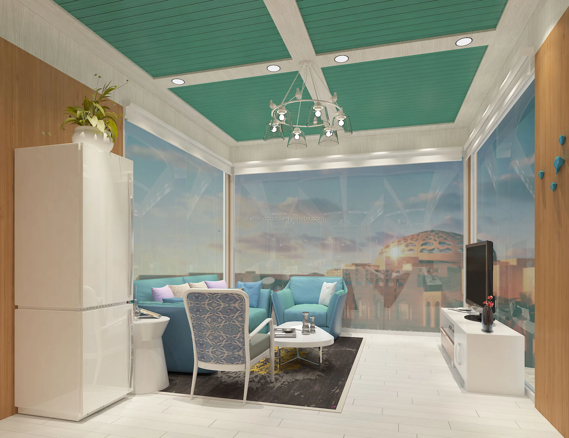 Flexible Luxury Holiday House Simple Design Economical Quick Installation Prefabricated Office container house For Sale