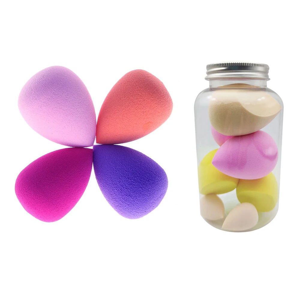 4 Pcs  6 Pieces Latex Free Super Soft Custom Multi-color Eco-Friendly Makeup Sponge Blender Set