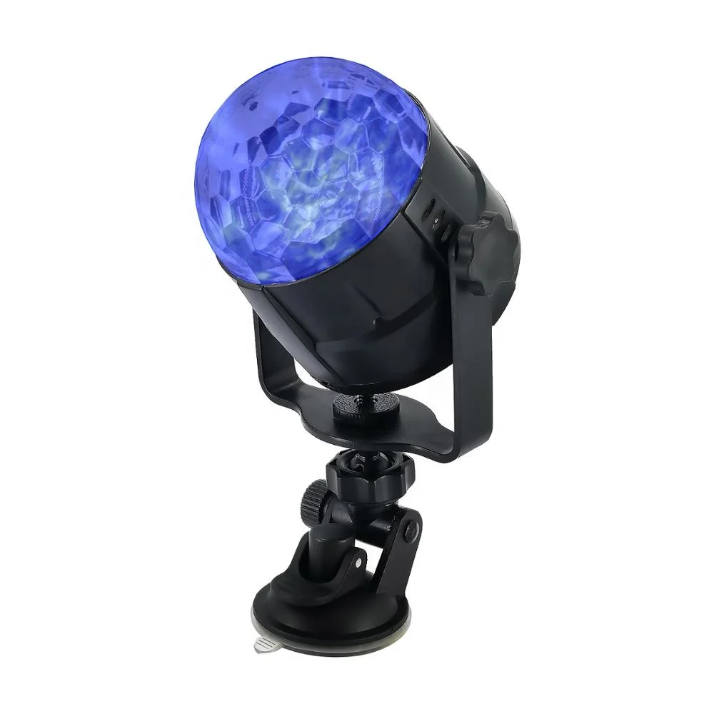  ИК-пульт дистанционного управления RGB светодиодный Кристаллический волшебный вращающийся шар сценическое освещение 4 м USB 5 в красочный для KTV DJ диско