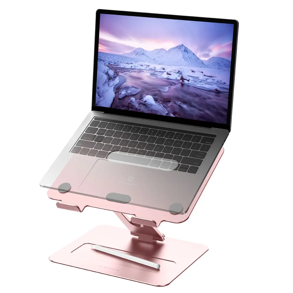 Aluminum Alloy PC Support Folding Computer Book Phone Magazine Laptop Stand For Macbook Laptops Foldable