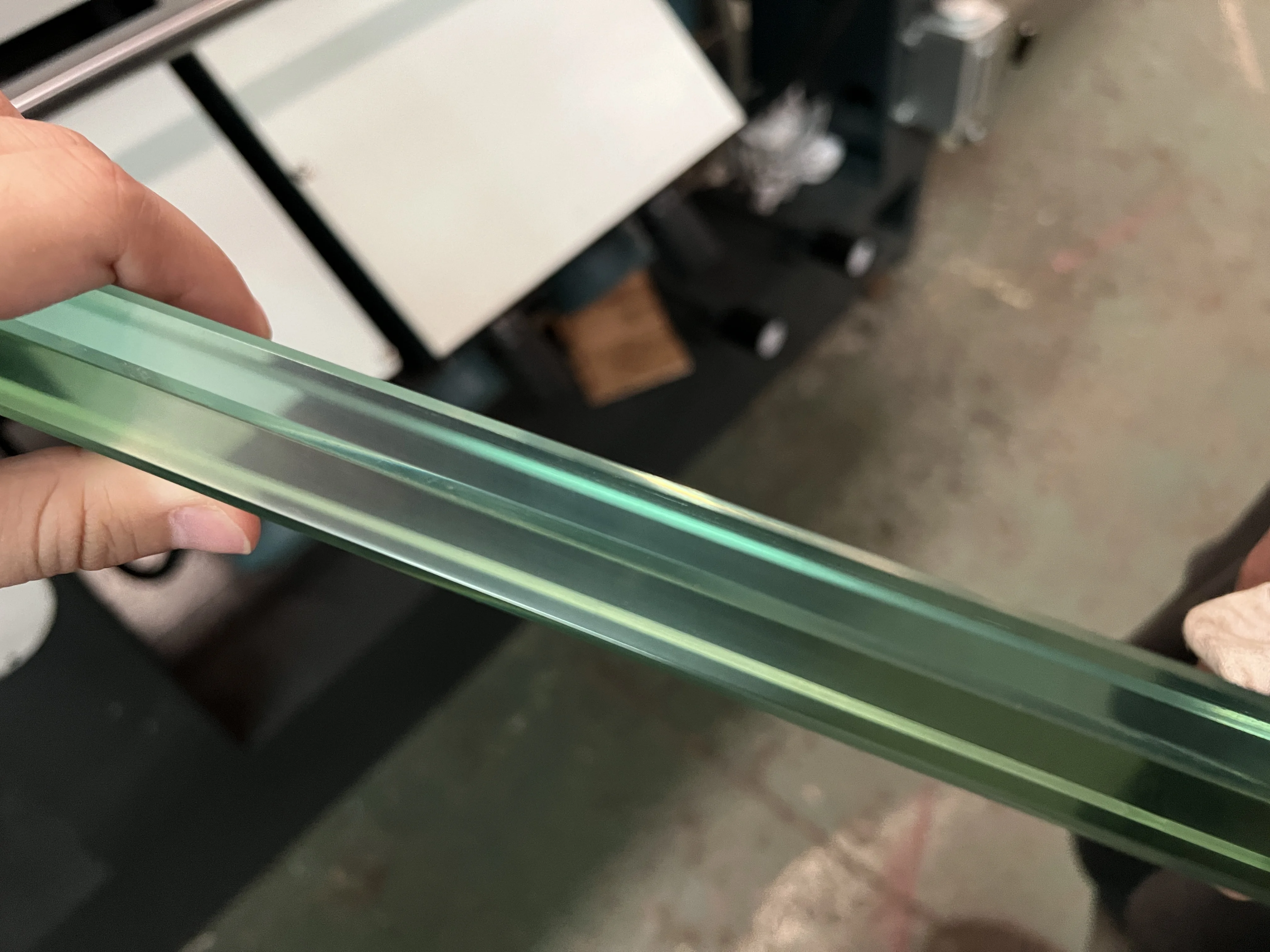 Premium 11 Motors Straight Line Glass Polishing Machine for Precision Finishing