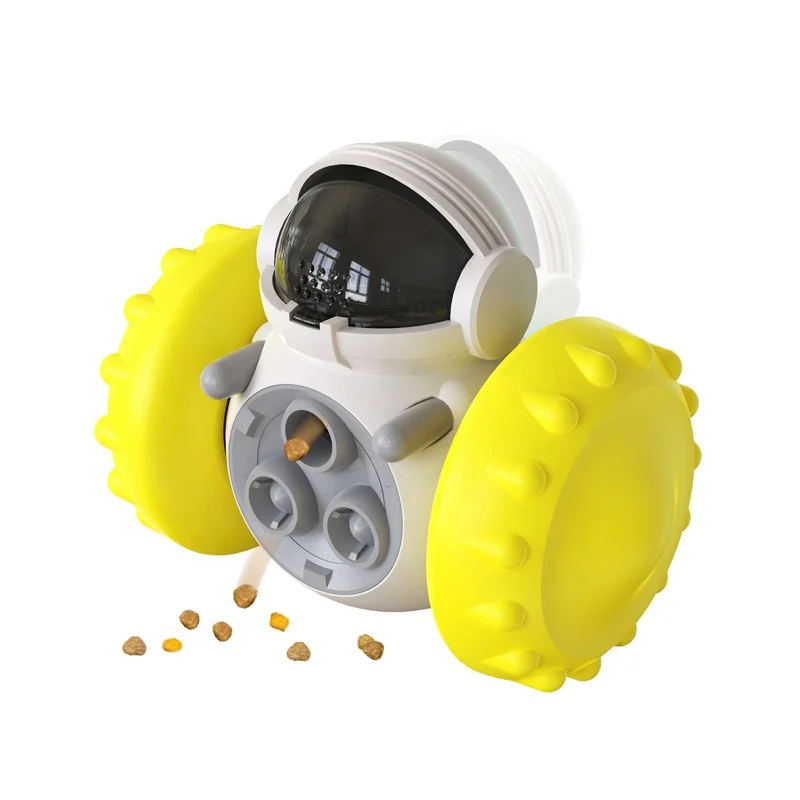 Newest Product Pet Educational Interactive Toy Innovation and Upgrade Balance Car Intelligent Pet Automatic Feeder