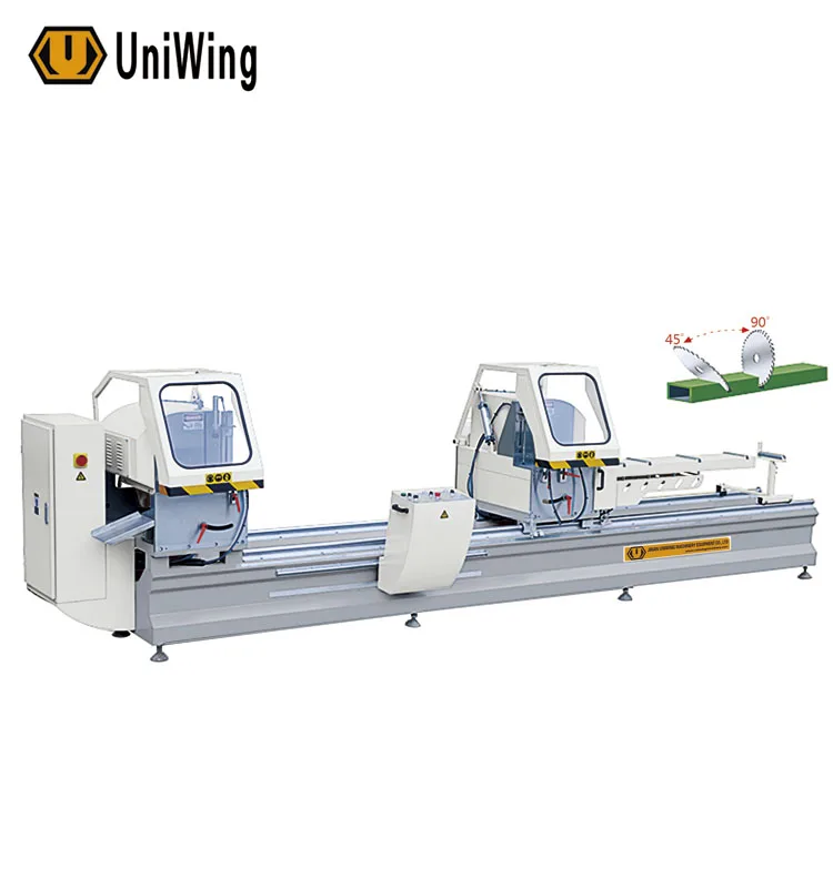 
Double Head Precision Cutting Saw for Aluminum and uPVC window profile 