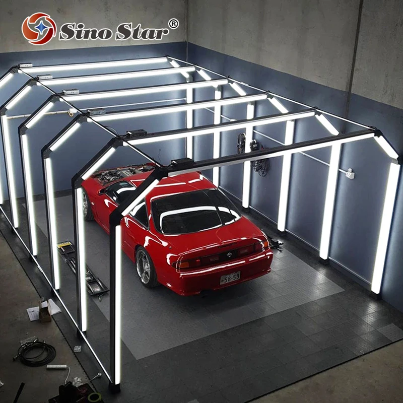 SGE1009B led tunnel light housing  garage light  led light custom made aluminum detailing car wash for the workshop and showroom