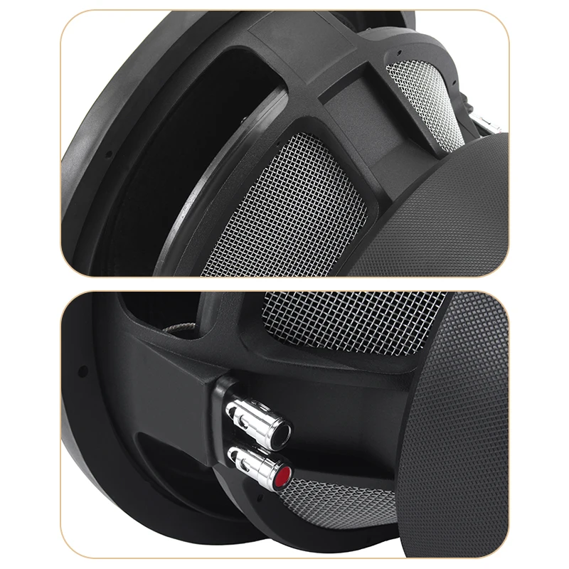 bass sub woofer dual 4ohm powered 12 18 inch car subwoofer basket 15 magnents 6000w not amp subwoofers