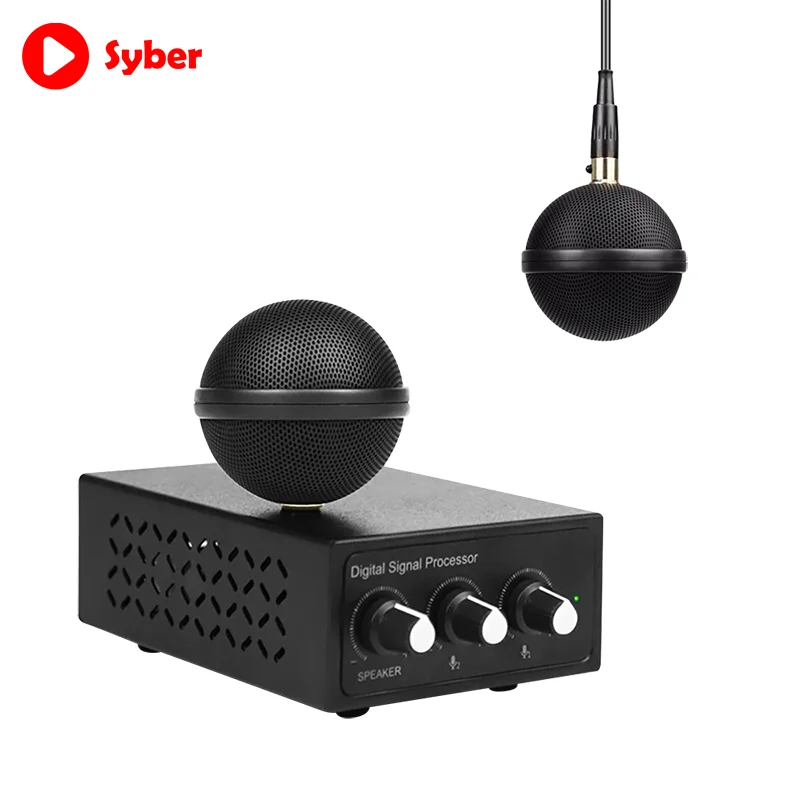 Микрофон с длинным выбором звука, настольный черный микрофон Hd, потолочный микрофон, динамик, профессиональное обучение, интерактивный