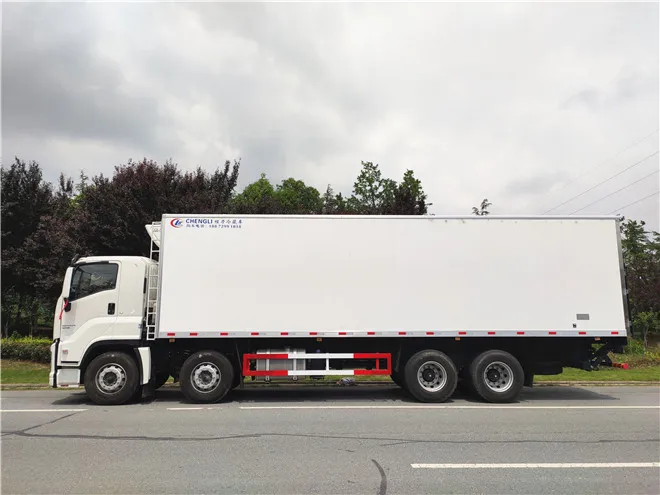 ISUZU GIGA VC61 8x4 30 тонн тяжелый Холодильный контейнер фургон холодильник