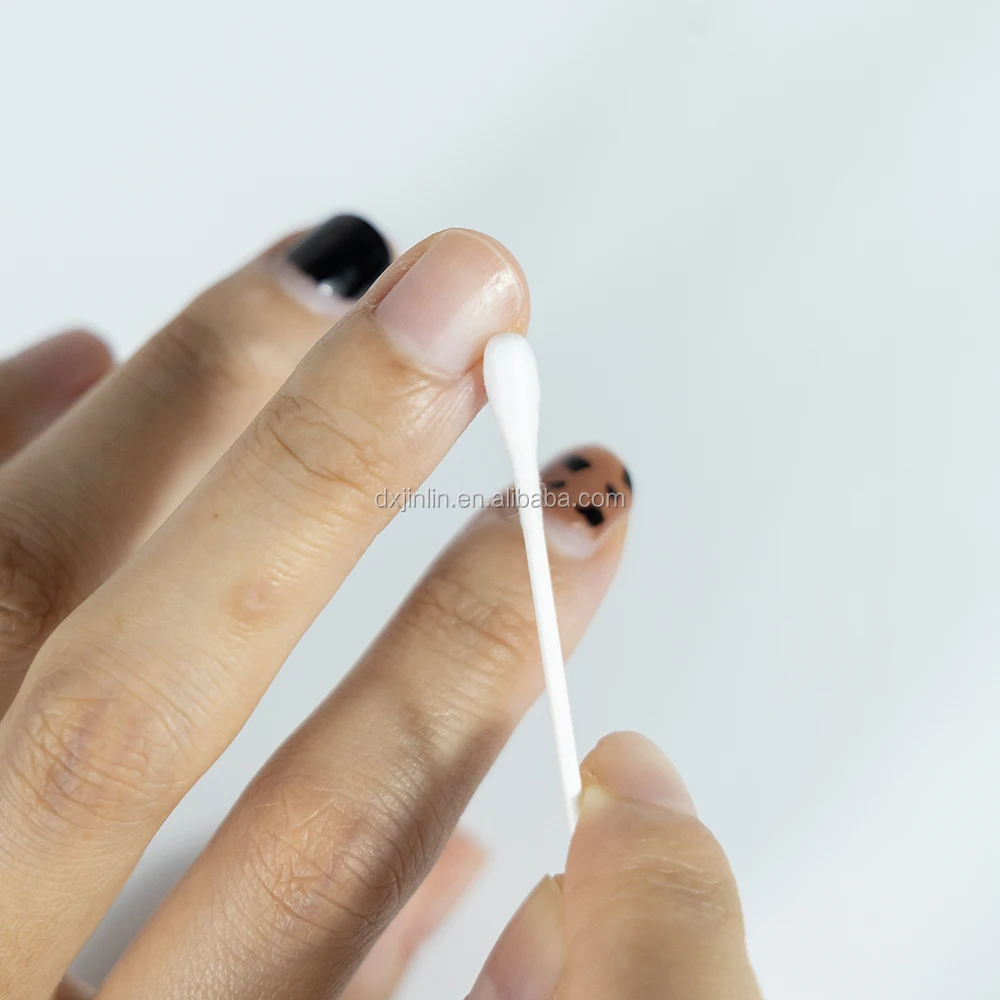 Disposable Q Tips Ear Cleaning Eco Friendly Paper Buds 500 Count Bamboo Sticks Suppliers Blister Packing Cotton Swabs