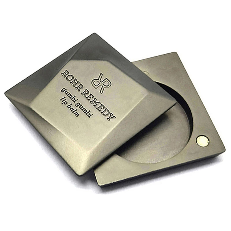 magnetic refill mini sliding tin box lip balm metal case solid