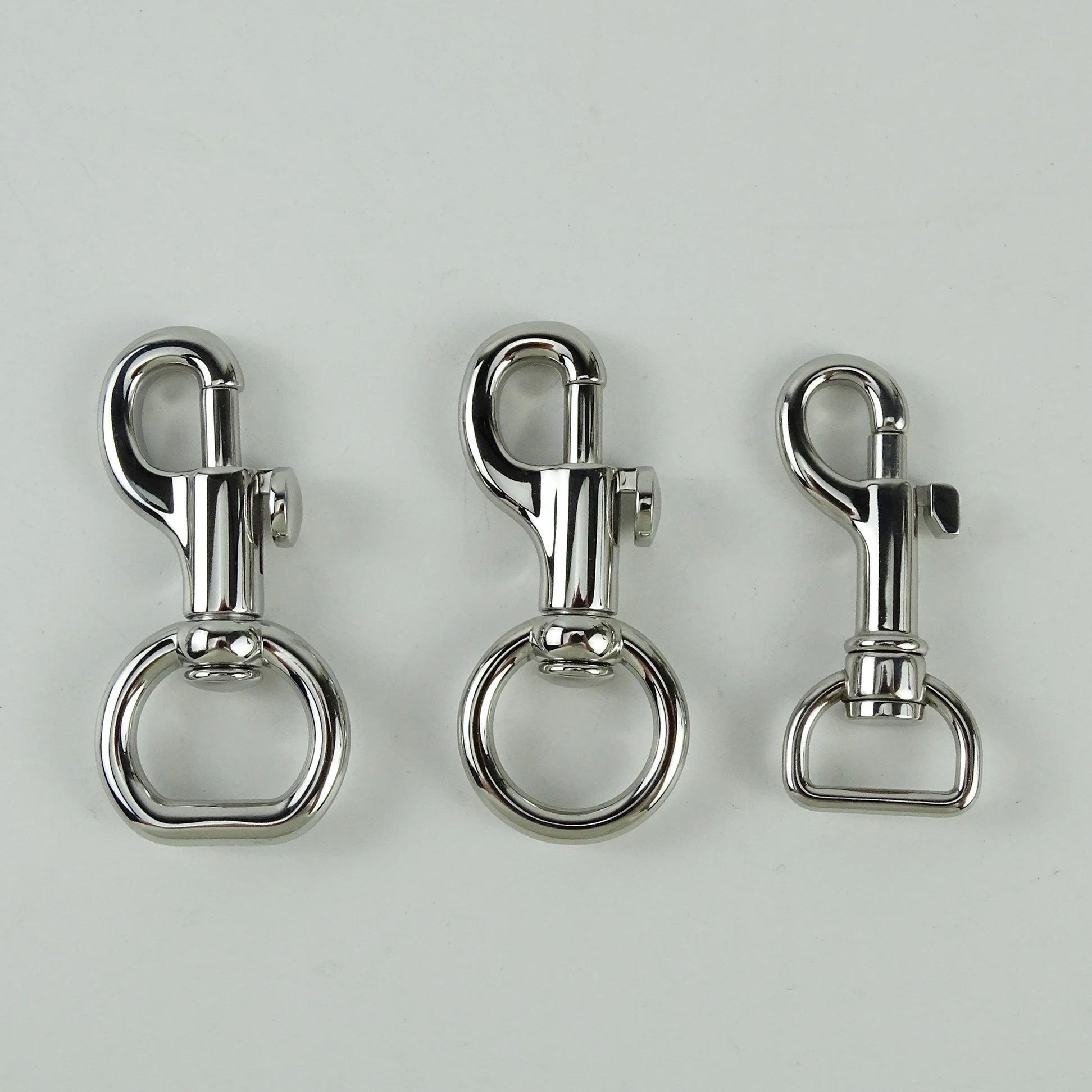 Stainless Steel Multiple Use Handbag Lanyard Dog Leash Metal Swivel Trigger Snap Hook