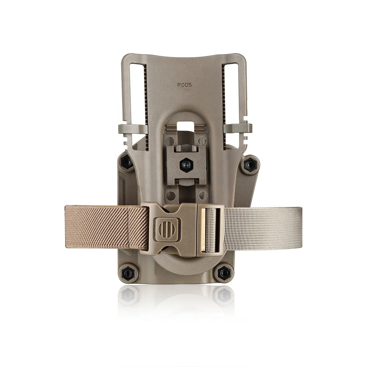 FDE universal tactical holster with low ride belt loop fit for more than 100 models