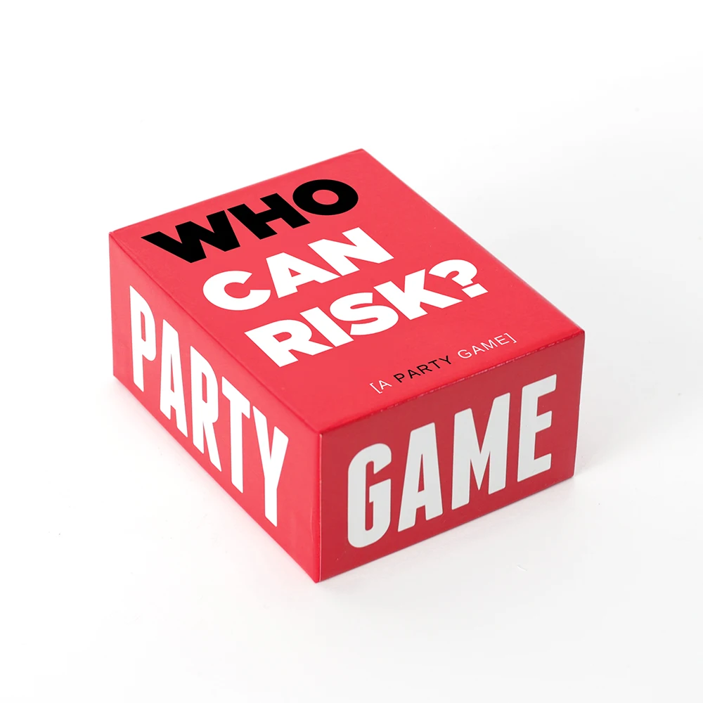 Manufacturer Personalized Game Card Custom Printing 54 Playing cards Black and Red Paper Card Games with 2 pieces box