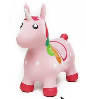 Factory direct sale Inflatable jumping animal horse riding toy
