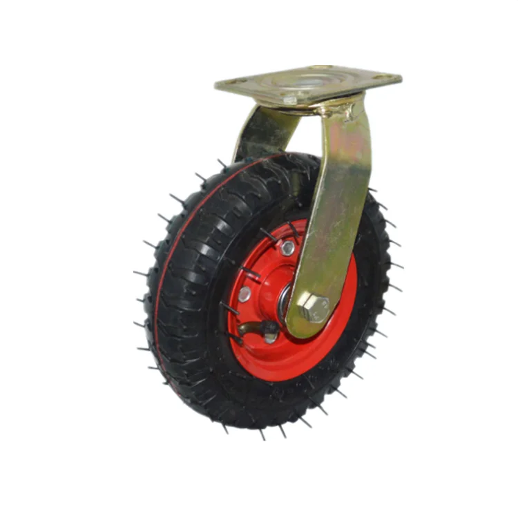 WBD rubber wheels 8 inch launching wheels inflatable wheel 10 inch Pneumatic Rubber Caster