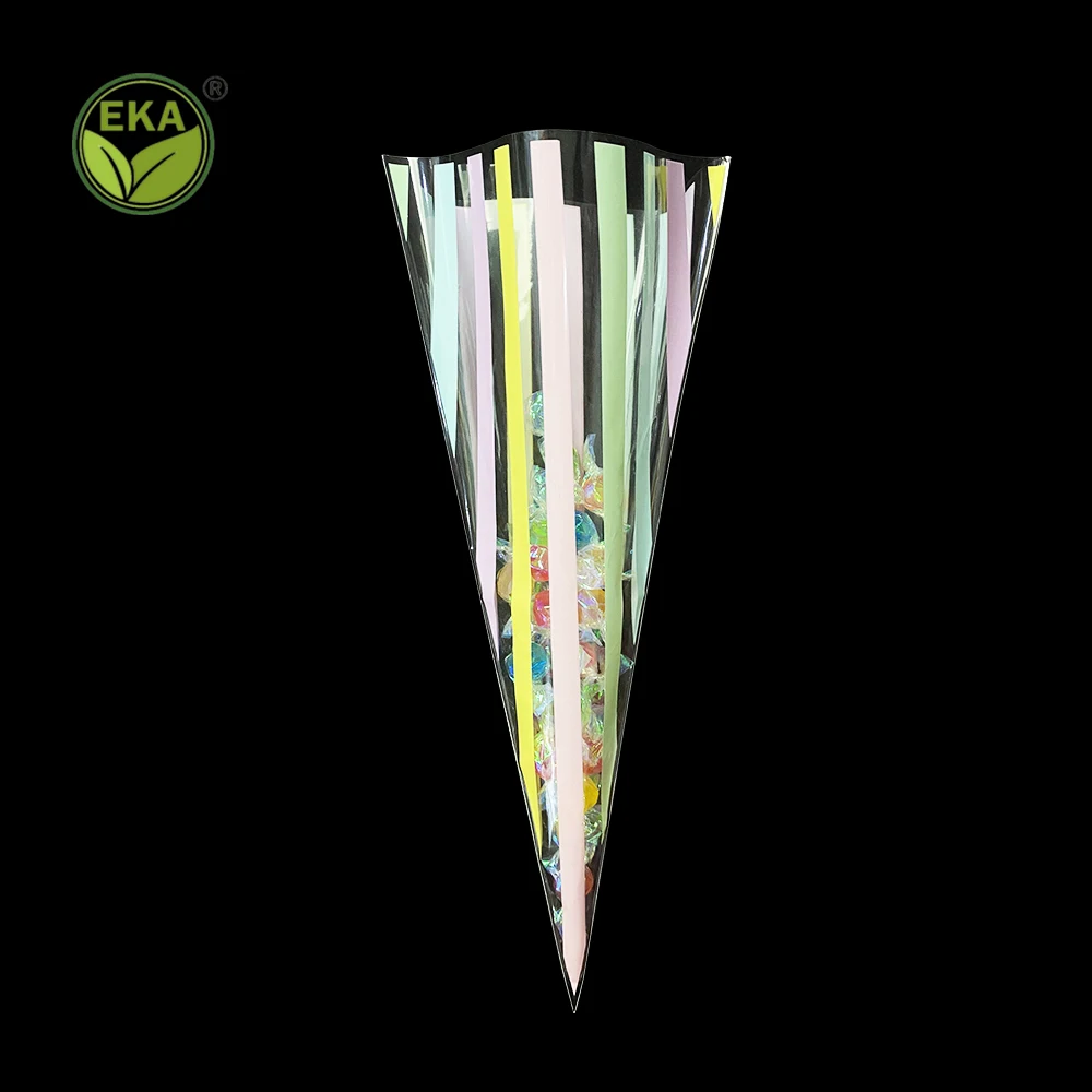 Custom party favor bags Christmas Festival Birthday Parties opp bag piping pastry packaging individual cookie bags