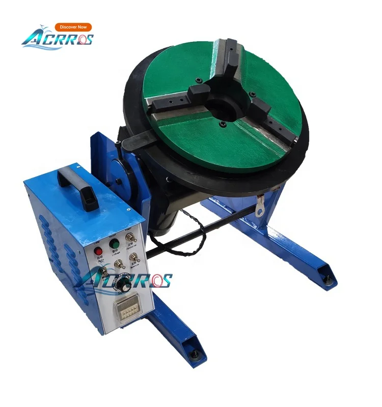300kg Horizontal Revolving Pipe Tank Rotary Table Welding Positioner