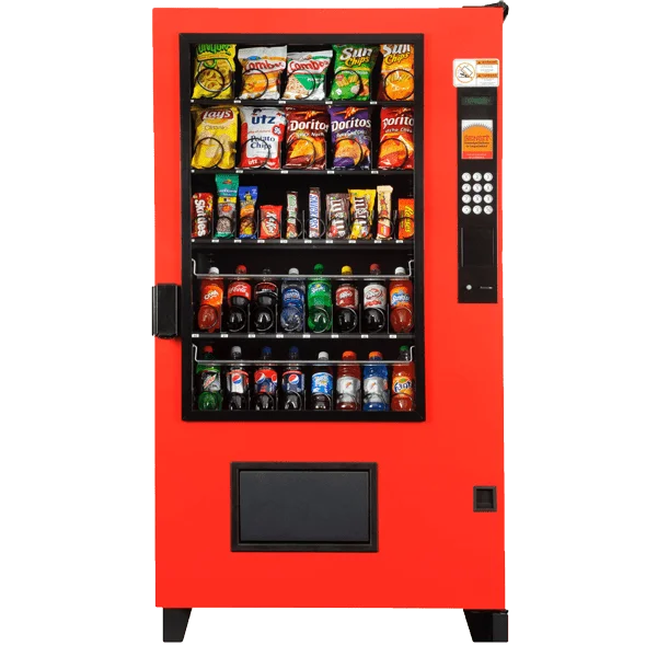 24-hours business self-service vender drink machine combo smart LED light coca cola freestyle healthy vending machine snacks