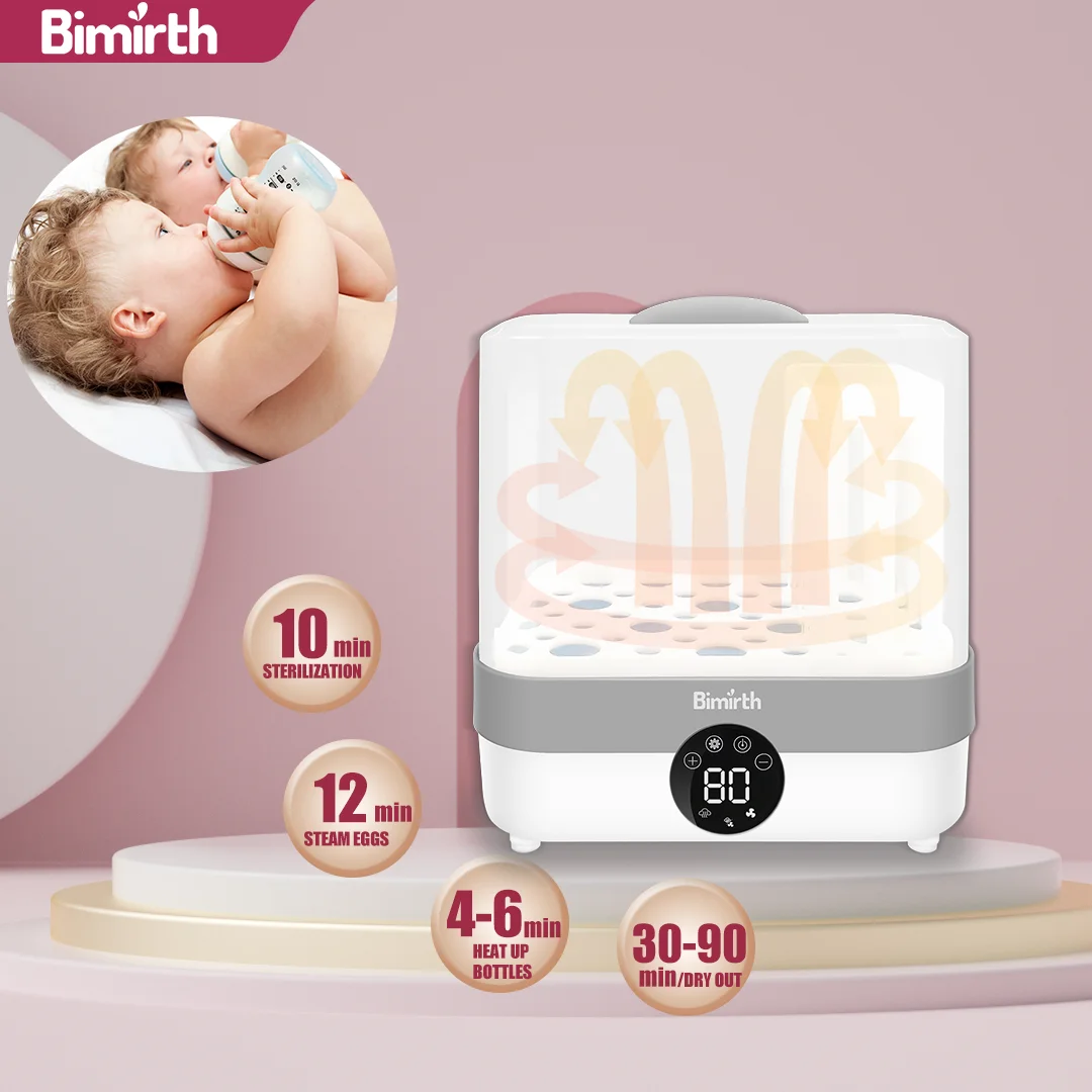 bottle steriliser and dryer bimirth Smart steam and dry bpa free ce rohs  bimirth  dryer and bottle sterilizer