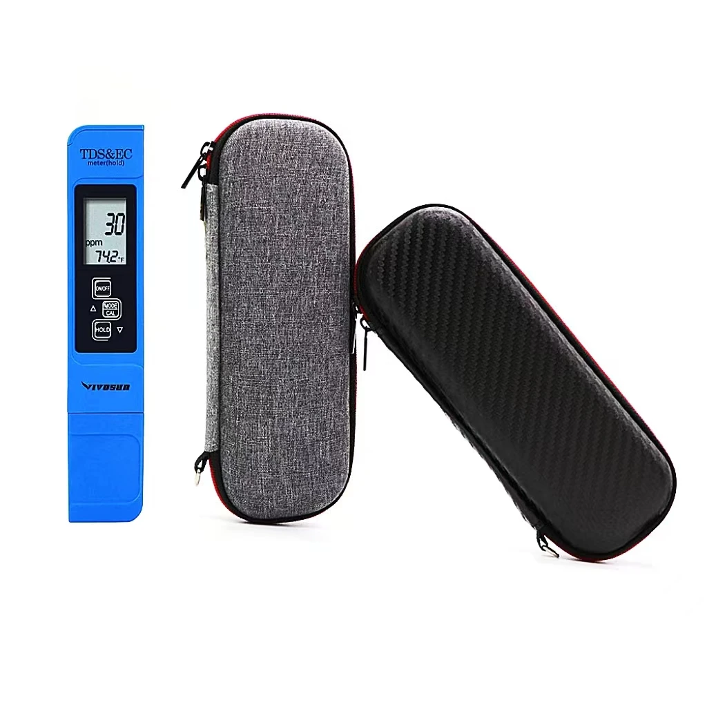 Professional Custom Ph Test Meter Water Quality Testing Instrument Storage Bag Portable Eva Shock-Proof Storage Hard Box