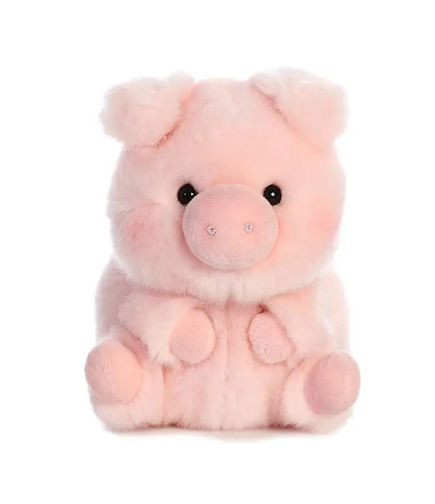 2024 Farm Animal Soft Baby Plush Cow Mini Soft Pig Stuffed Animal Toy stuffed animal toys custom