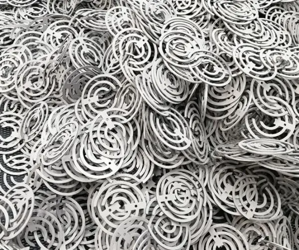 Customized platinized titanium anode mesh electrolysis