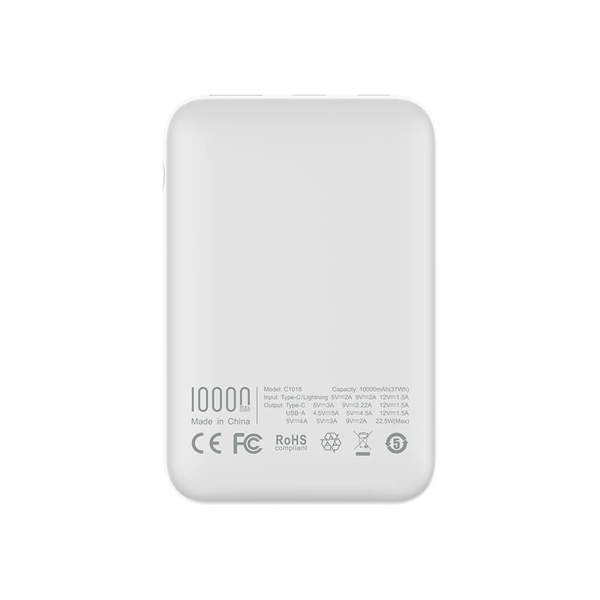 PD20W 10000mAh Graphene Fast Charging Power Bank Backup Power Outdoor Powerbank for Smartphone