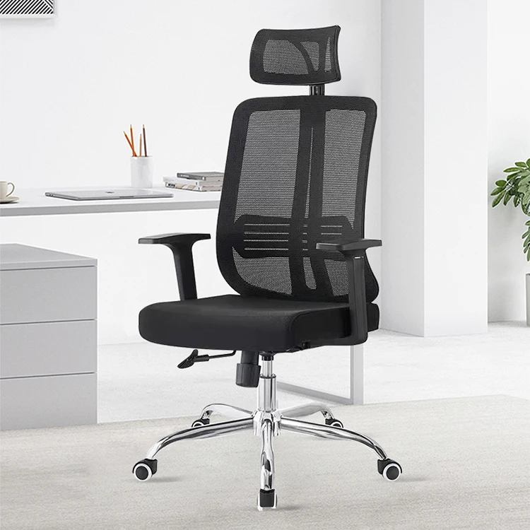 Foshan AODA Fixed Headrest Home Rolling sillas de oficina Mesh Office Furniture Chair