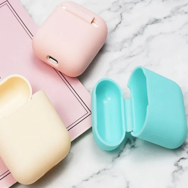 Free Promotional Gift 10pcs Protective Silicone Earphone Cover Case For Air pods  Waterproof  Air pod Reusable