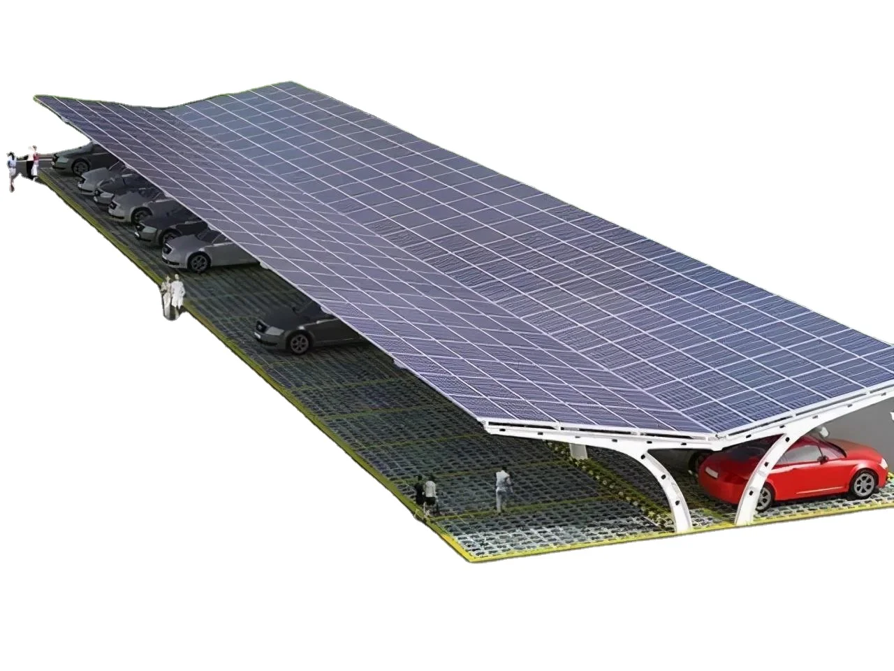 Super Racking Systems for Home Carport Installation Structure Steel Solar Panel Pole Mount Solar PV Ground Mounting Stand