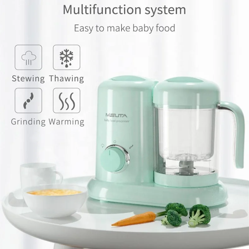 Baby Food Makers 6 in 1 Multifunctional Electric Auto Baby Food Processor Puree Steamer
