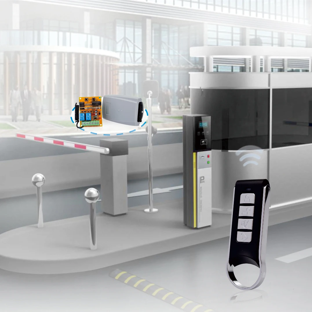 YET402PC-V2.0 remote 12 24 control with 433mhz wireless transmitter rf receiver suppliers roller shutter motor remote controller