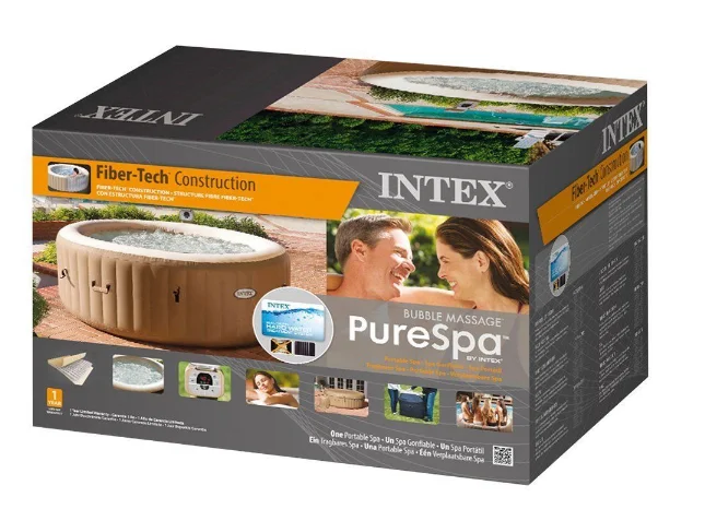 INTEX 28428 216cmX71cm 6-8 Person Pure SPA Massage Inflatable Hot Tub Spa Swimming Pool With Hard Water System