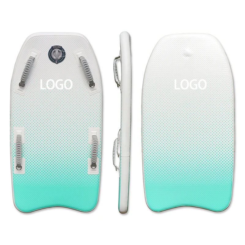 Water Floating Mat Inflatable Jet Ski Sled Rescue Board Inflatable Body Board for Beach and Pool