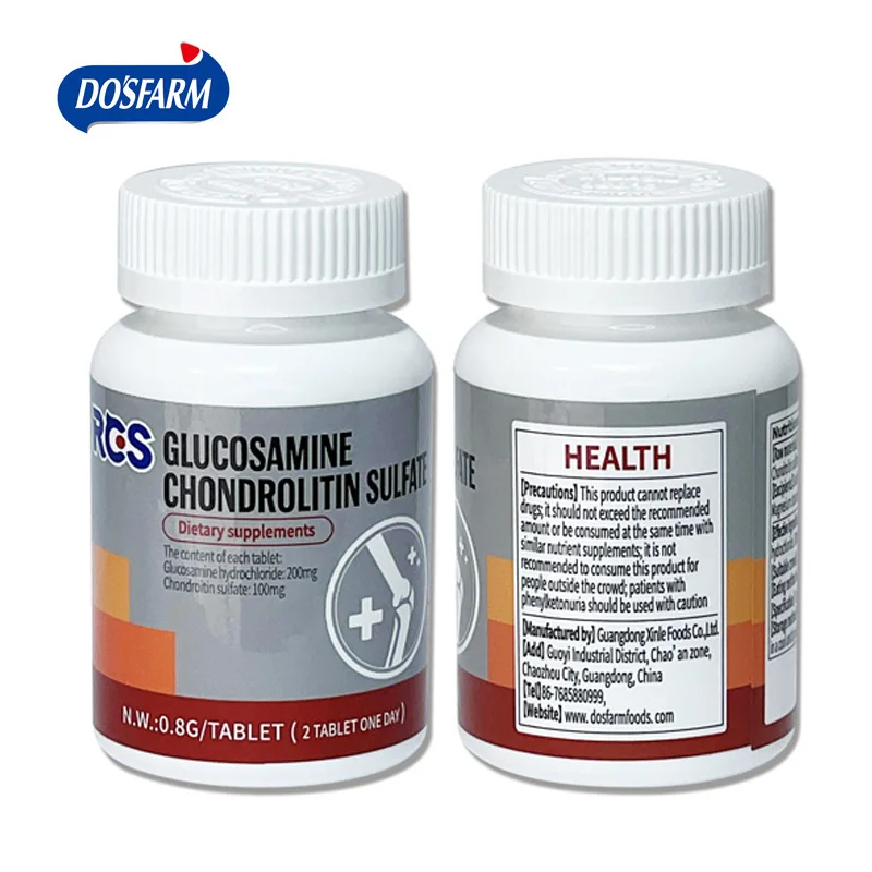 OEM ODM Glucosamine Chondrolitin Sulfate Dietary Supplements Manufacturing
