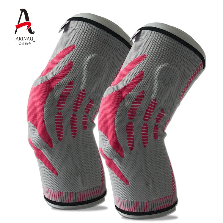 Hot Sale Knitted Knee Pads Sports Elastic Volleyball Basketball Knee Pads Copper Knee Pads