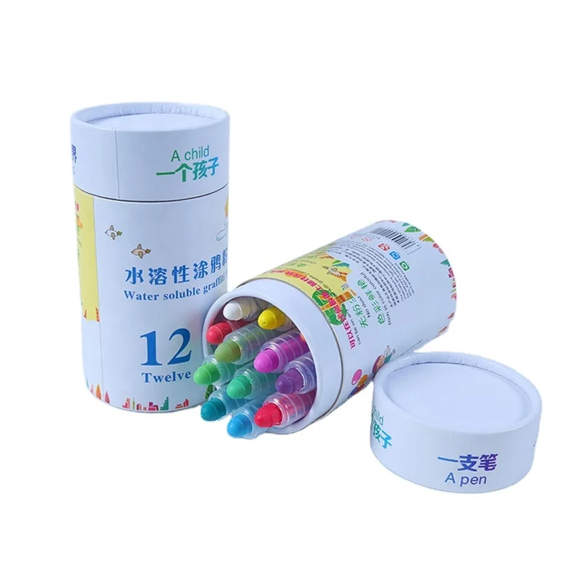 Erasable Child Doodle Colored Pencil Watercolor Crayon Painting Crayon Stationery Set Gift