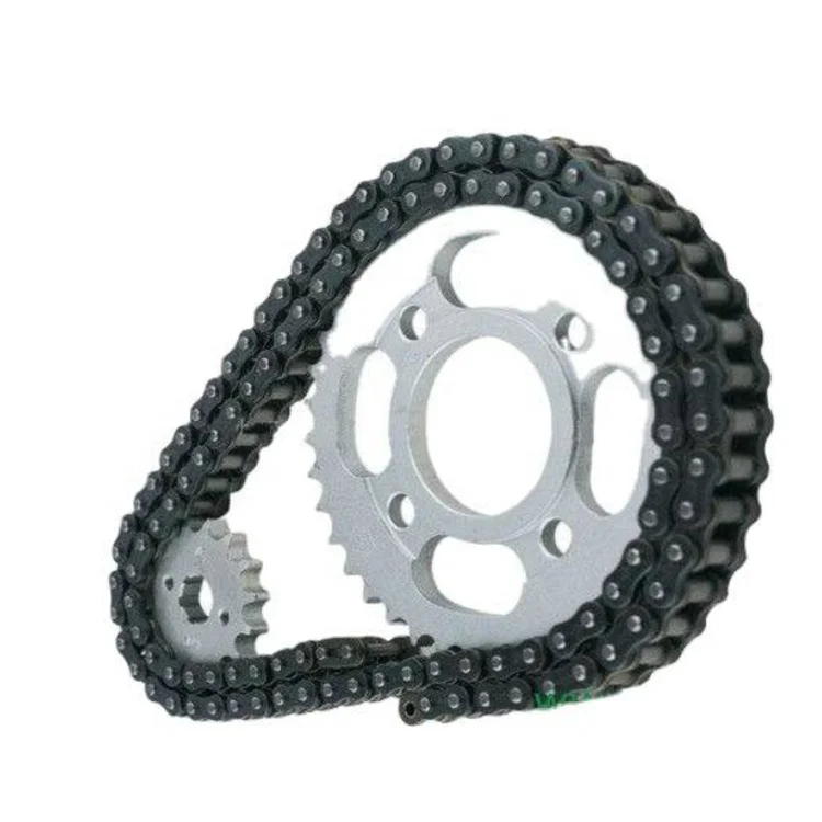36PF0010 Motorcycle Parts 428-120L Kit Chain Sprocket BAJAJ BOXER BM150