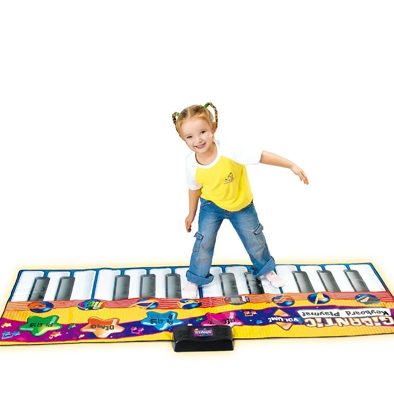 
children 6 Foot Gigantic Keyboard Playmat Kick N Play Piano Mat 