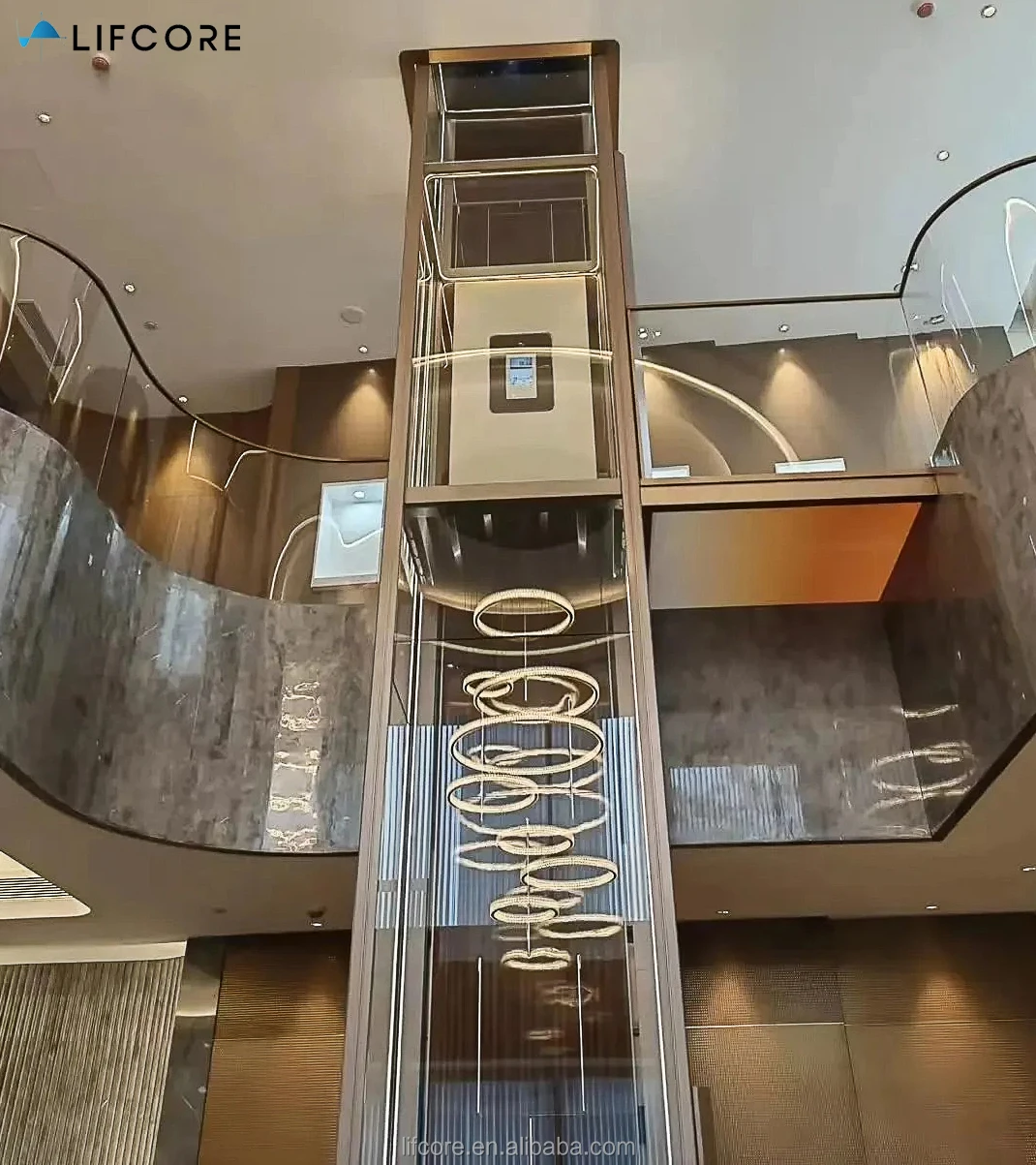 CE home lift Небольшой пассажирский домашний лифт для 1-3 этажей строительного дома