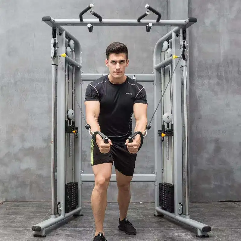 Cheap Wholesale Fitness Equipment Multi Functional Trainer/Multifunction Smith Machine Gym Cable Crossover Machine for Home
