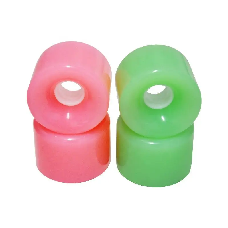 Cheap 70% Rebound Skateboard Slide Custom Printed 70mm Set Longboard Wheels