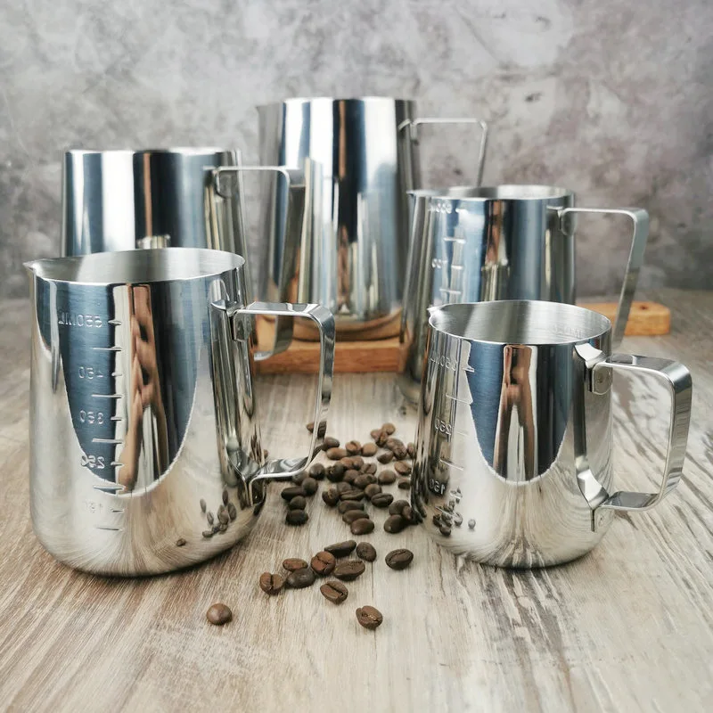 Stainless Steel Espresso Milk Coffee Jug Frothing Creamer Latte Art Pitcher Cup