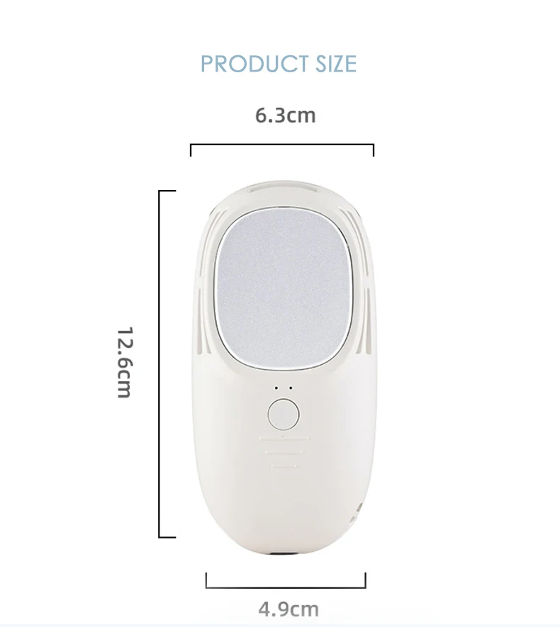 2024 Newest good sale for Japan market  ice cold handheld  portable rechargeable semiconductor cooler and fan two functions usb