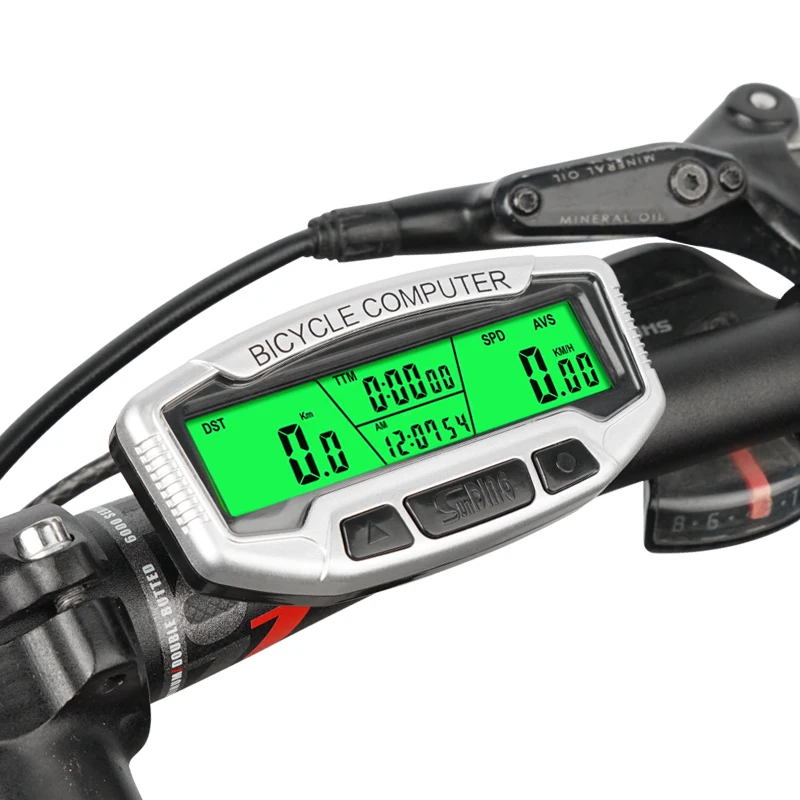 Best Sellers Bicycle Computer 558A Wired Odometer LargeScreen Luminous Stopwatch CountTable Riding Equipment Cycling Accessories