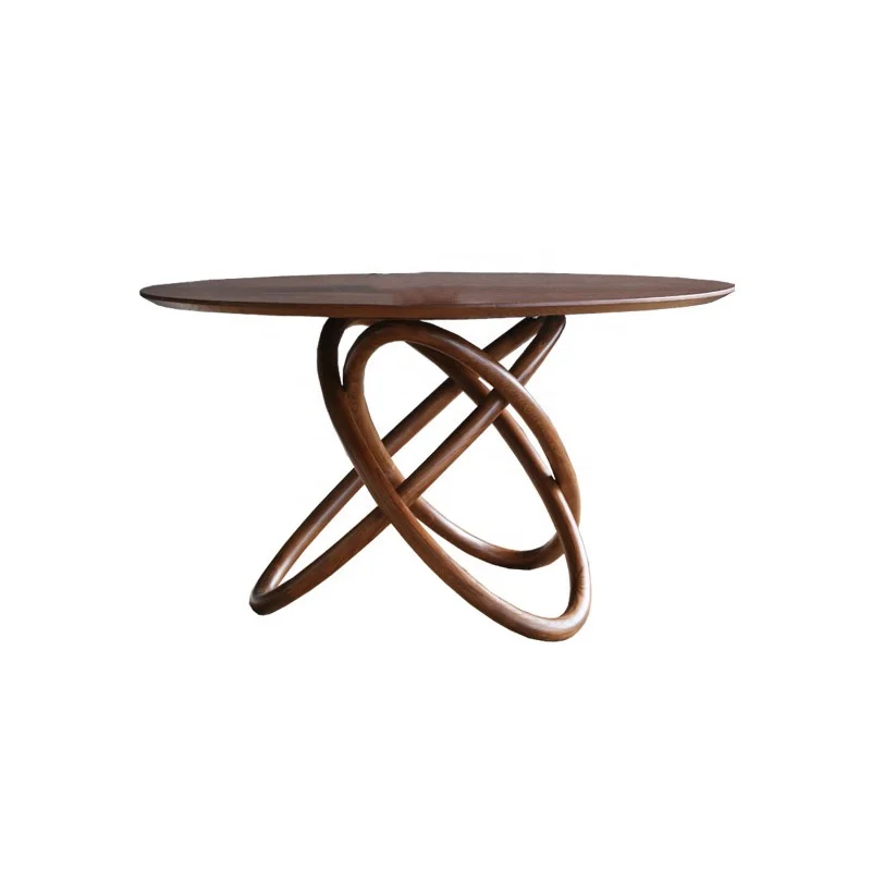 Modern Design Wooden Dining Room Furniture Luxury Creative Classical Round Dining Table