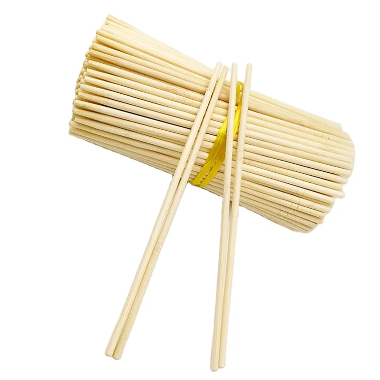 4.5 5.0 5.5 6.0mmX19.5 20 22 23cm sumpit bambu disposable bamboo round waribashi Tensoge Twins chopsticks Custom LOGO