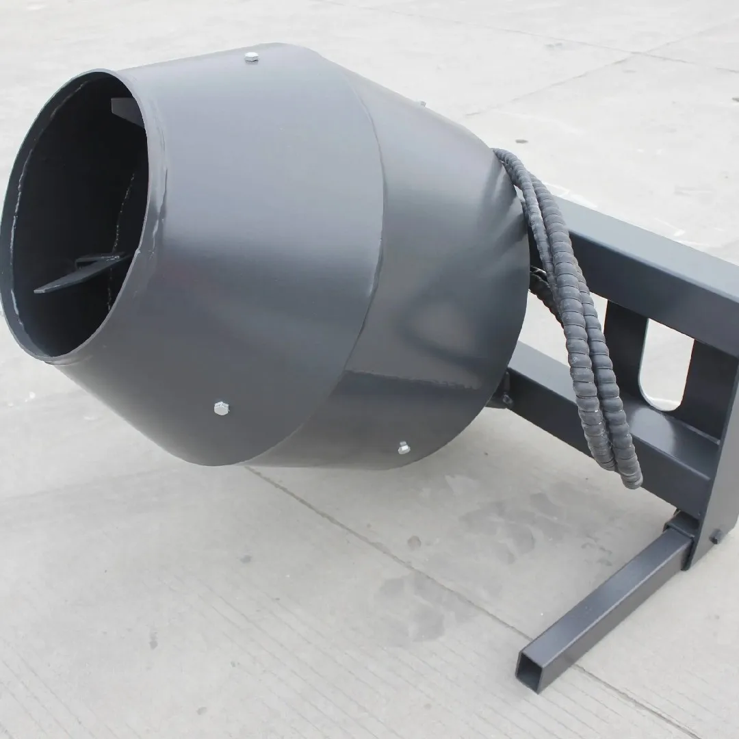 China top brand X0304 skid steer loader attachment cement mixer 2M³ self loading concrete mixer Spare parts for sale
