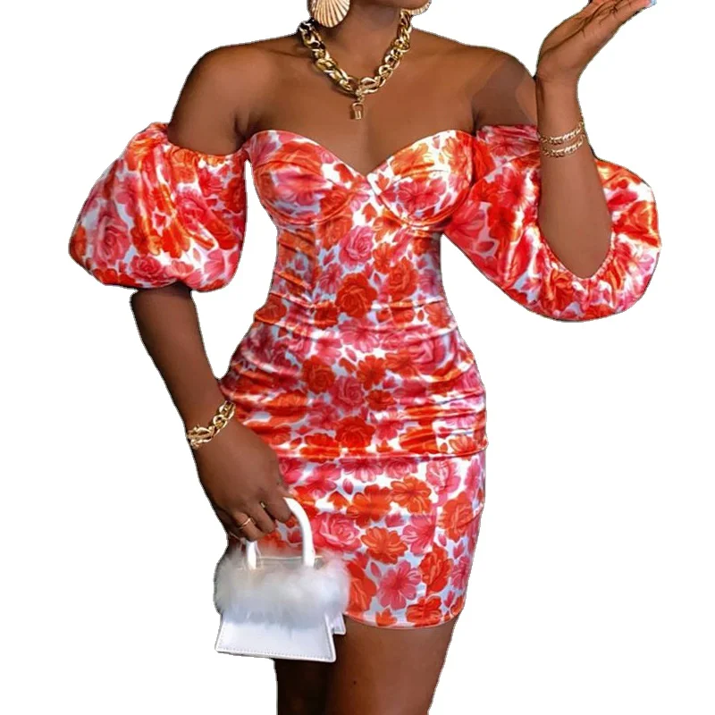 Fashion Summer Dresses Ladies Women Casual Bohemian Dress Elegant Bangkok Dresses